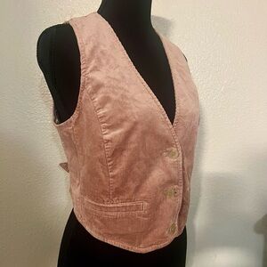 NWT Anthropologie Boho Corduroy Vest